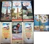 3  harti rutiere statale (USA), postbelice, rare, de colectie