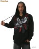 hanorace - 3D- EAGLE BURST HOODIE-USA
