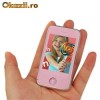 Telefon Quad band Iphone Dual SIM Mini (Roz)