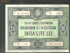 OBLIGATIUNE 4 % CU CASTIGURI - DOUA SUTE LEI (003316)