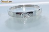 verigheta din aur alb 14K cu diamant natural 0,02 CT deosebita verigheta din aur alb 14K cu diamant natural 0,02 CT deosebita