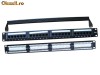Patchpanel 19" cat. 6, 24xRJ45, ecranat LanKATT