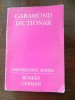 GARAMOND / Dictionar ROMAN GERMAN