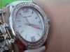 ceas de dama Time Force original curea alba piele  frumos