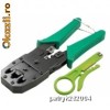 CLESTE SERTIZARE RJ45 RJ11 PENTRU UTP LAN  6 SI 8 PICIORUSE