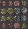 CIPRU SET DE MONEDE 1, 2, 5, 10, 20, 50 Cent, 1, 2 Euro 2008 UNC