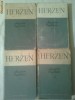 HERZEN ~AMINTIRI SI CUGETARI  - 4vol. -colectie completa