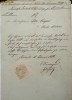 Document Bucovina , 1871 , timbru sec