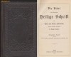BIBLIE veche germana cu istoric de familie, 1913