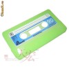 husa  protectie iPod Touch 4 4th 4G verde stil caseta + folie ecran