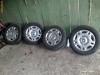 roti jante tabla BMW+ capace BMW + cauciucuri 195/65/15 pt  auto BMW