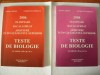 Teste de biologie pentru admitere, bacalaureat
