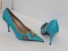 Pantofi albastrii deschis,marimea 36  , toc inalt - (Belle Woman 257-31 light blue) 40% REDUCERE