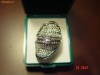 Inel placat cu aur alb de 18k cu 222 cristale swarovski- bijuterii handmade mireasa