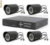 sistem supraveghere video cu 4  camere si digital video recorder (dvr)