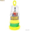 Set surubelnite Jackly 31 in 1 surubelnita Torx: T3, T4, T5, T6, T7, T8, T9, T10, T15, T20 etc! PENTRU TELEFOANE LAPTOP GPS ELECTRONICE XBOX