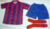 Echipamente de fotbal rosu-albastru