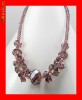 Lant Fantezie Margele Marimi Diferite Sticla De Cristal LFAN-037