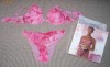 Compleu dama sutien si chilot roz Jeniffer  Italy nou in cutie