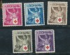 RFL 1941 serie nestampilata 5 timbre Crucea Rosie fara sarniera