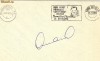 Plic cu stampila speciala Botosani, Bun venit primului cosmonaut roman, cu autograf D. Prunariu