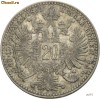 Austria - Ungaria  20 kreuzer 1869 argint, mnt. Wien, Franz Joseph