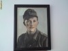 tablou original ww2 soldat armata germana