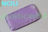 Husa Silicon SoFT GeL MOV iPod 4th Touch 4 NOUA Purple de CaLiTaTE Transparenta ModeL Cerculete Lucioasa