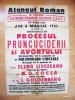 AFIS DIN 6 MARTIE 1947 ATENEUL ROMAN N D COCEA 60 x 86 cm **