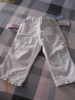 pantalon alb de doc, Baby Blue, marimea 80