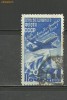 1858* RUSIA 1947 - ZIUA AVIATIEI, AVION IN ZBOR, timbru stampilat