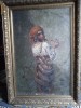 Tablou Tiganca  pictor Octav Bancila, 1913; ulei pe panza, rama tip blondel
