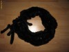 FULAR ANGORA NEGRU CA NOU, ABSOLUT SUPERB