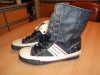 Ghete stil adidasi piele naturala + blanita