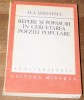 AL I AMZULESCU - REPERE SI POPASURI IN CERCETAREA POEZIEI POPULARE