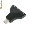 Placa audio externa dual chanel