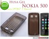 HUSA NEAGRA SMOKE BLACK GEL - SILICON NOKIA 500 - TRANSPORT GRATUIT
