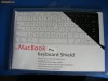 Protectie Skin Tastatura + touchpad Macbook Pro 13.3 negru pentru tastatura iluminata