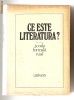 (C617) CE ESTE LITERATURA? SCOALA FORMALA RUSA ANTOLOGIE SI PREFATA DE MIHAI POP