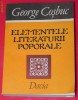 GEORGE COSBUC - ELEMENTELE LITERATURII POPULARE