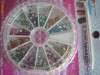 carusel strasuri, decor unghii, rotita strasuri diverse culori, nail art, betisor cuticule, pietricele unghii, manichiura