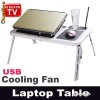 Masa / Masuta Pliabila  Laptop cu  2 ventilatoare ( cooler )  Suport de pahar
