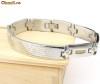 BRATARA BARBATESC,INOX Crucea textul Bibliei