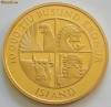 Moneda aur Islanda 1974 tiraj mic Proof 15.5 grame