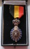 Belgia - Decoration du Travail clasa 2 - stare foarte buna + cutia originala