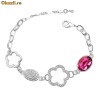 Bratara Flower cu Swarovski