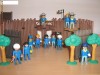 playmobil 11 soldati nordisti cu fort cetate 1/32