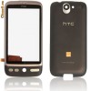 Carcasa fata rama cu Touchscreen sticla geam digitizer si capac baterie spate HTC Bravo, Desire maro Orange Originala