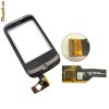 Carcasa fata cu Touchscreen geam sticla digitizer HTC Buzz, Wildfire cu circuit integrat pe banda mocca Originala