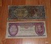 Lot 2 bancnote Ungaria 100 si 100000 forinti RAR